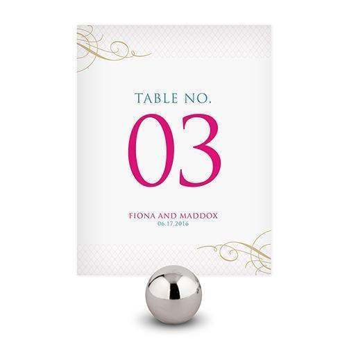 Contemporary Vintage Table Numbers Numbers 1-12 Daiquiri Green (Pack of 12)-Table Planning Accessories-Daiquiri Green-1-12-JadeMoghul Inc.