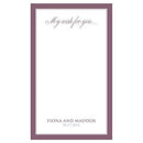 Contemporary Vintage Wishing Well Cards Victorian Purple (Pack of 1)-Wedding Favor Stationery-Daiquiri Green-JadeMoghul Inc.