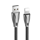 Coolreall Lightning to USB Cable For iPhone Cable X 8 7 6S 6 Plus SE 5S 5 Fast Charging For iPhone Charger Mobile Phone Cables-Black-1m-JadeMoghul Inc.