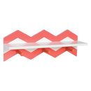 Coral Chevron Wall Shelf-CHEV-JadeMoghul Inc.
