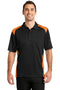 CornerStoneSelect Snag-Proof Two Way Colorblock Pocket Polo. CS416-Workwear-Black/ Shock Orange-4XL-JadeMoghul Inc.