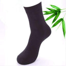 Cotton & Bamboo Fiber Classic Business Men's Socks 5 Pairs-Black-One Size-JadeMoghul Inc.