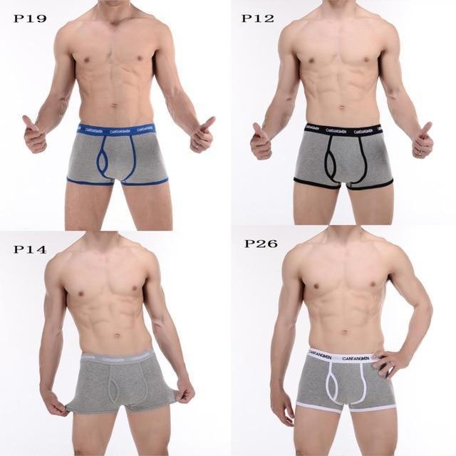 Cotton boxers panties comfortable breathable men's panties underwear trunk brand shorts man boxer-P12 P14 P19 P26-XXXL-JadeMoghul Inc.
