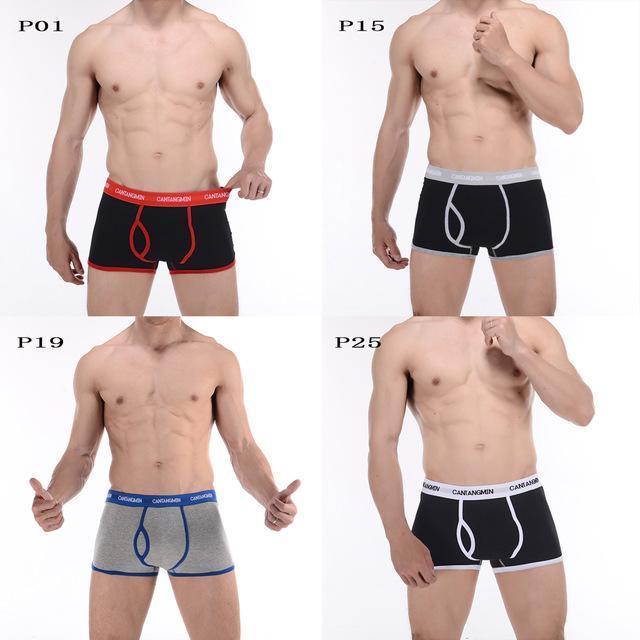 Cotton boxers panties comfortable breathable men's panties underwear trunk brand shorts man boxer-P12 P15 P16 P28-XXXL-JadeMoghul Inc.
