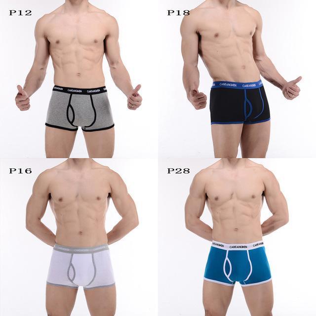 Cotton boxers panties comfortable breathable men's panties underwear trunk brand shorts man boxer-P12 P16 P18 P28-XXXL-JadeMoghul Inc.