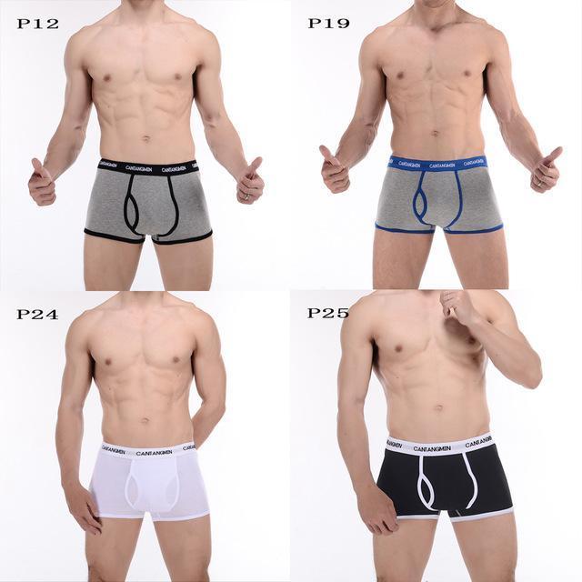 Cotton boxers panties comfortable breathable men's panties underwear trunk brand shorts man boxer-P12 P19 P24 P25-XXXL-JadeMoghul Inc.
