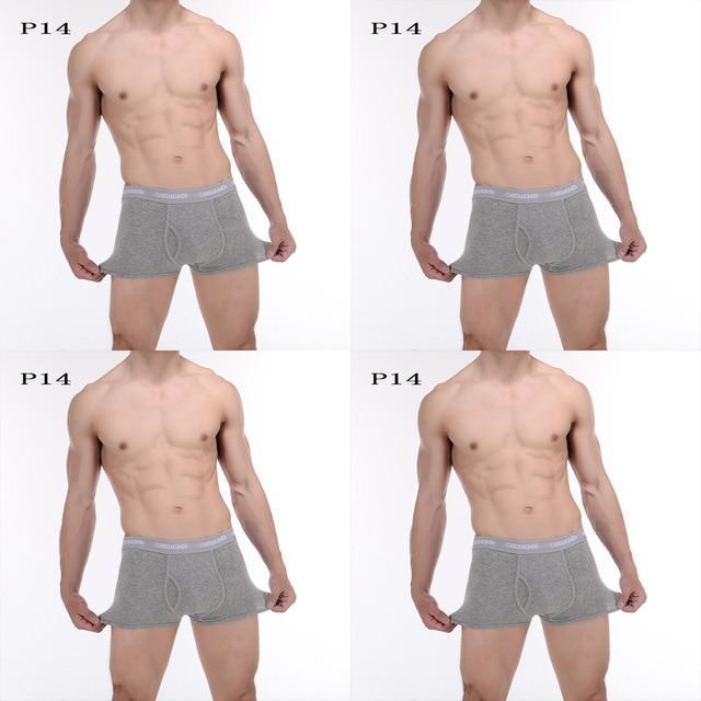 Cotton boxers panties comfortable breathable men's panties underwear trunk brand shorts man boxer-P14 P14 P14 P14-XXXL-JadeMoghul Inc.