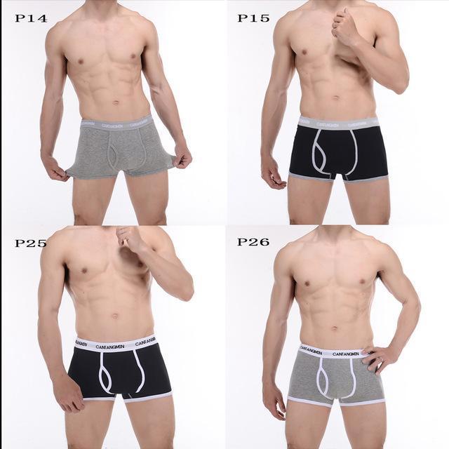 Cotton boxers panties comfortable breathable men's panties underwear trunk brand shorts man boxer-P14 P15 P25 P26-XXXL-JadeMoghul Inc.