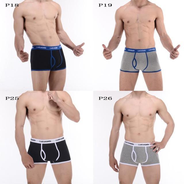 Cotton boxers panties comfortable breathable men's panties underwear trunk brand shorts man boxer-P18 P19 P25 P26-XXXL-JadeMoghul Inc.
