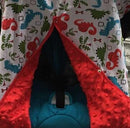 cotton new free shipping baby Car Seat Canopy cover infant children animal deer dinosaur owl carseat cover baby canopies-Dinosaur-JadeMoghul Inc.