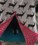 cotton new free shipping baby Car Seat Canopy cover infant children animal deer dinosaur owl carseat cover baby canopies-white deer-JadeMoghul Inc.