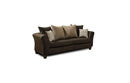 Couch - 83" X 33" X 37" Sottile # 78 Chocolate Sottile #74 Caf? 100% Polyester Sofa