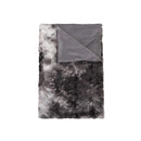 Couches Couch Throws - 50" x 60" Naples Charcoal/Grey Fur - Throw HomeRoots