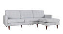 Couches Sectional Couch - 105" X 61" X 38" Beige Polyester Raf Sectional HomeRoots