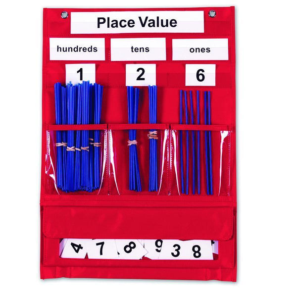COUNTING & PLACE VALUE POCKET CHART-Learning Materials-JadeMoghul Inc.