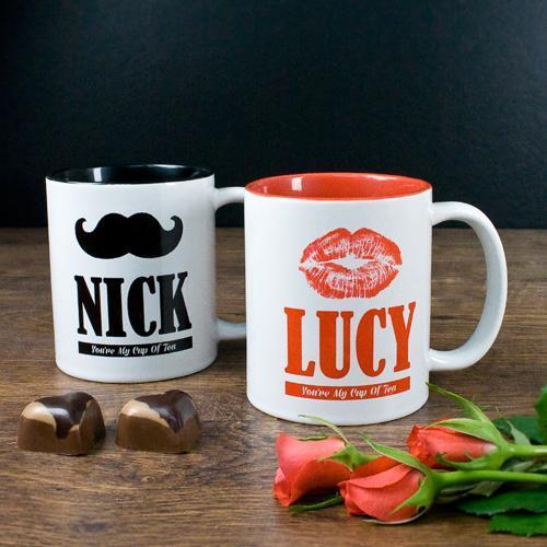 Discount Mugs Couple's You're My Cup Of Tea Mugs