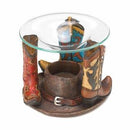 Decoration Ideas Cowboy Boots Oil Warmer