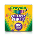 CRAYOLA COLORED PENCILS 100 COLORS-Arts & Crafts-JadeMoghul Inc.