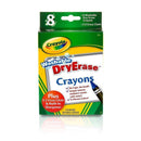 CRAYOLA DRY ERASE CRAYONS 8 COUNT-Arts & Crafts-JadeMoghul Inc.