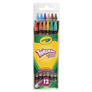 CRAYOLA TWISTABLES 12 CT COLORED-Arts & Crafts-JadeMoghul Inc.