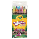 CRAYOLA TWISTABLES 18 CT COLORED-Arts & Crafts-JadeMoghul Inc.