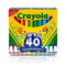CRAYOLA WASH BROAD LINE MARKER 40PK-Arts & Crafts-JadeMoghul Inc.
