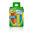 CRAYOLA WASHABLE SIDEWALK CHALK 12-Arts & Crafts-JadeMoghul Inc.