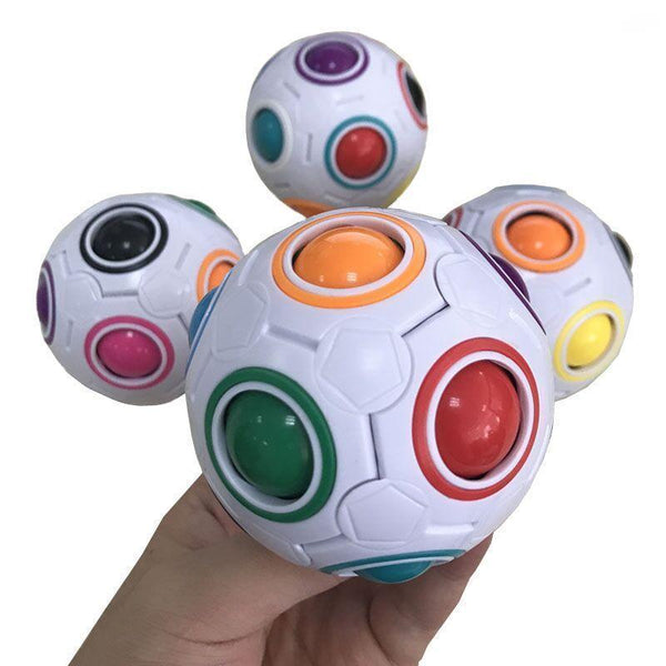 Creative Spherical Magic Cube Speed Rainbow Puzzle Ball--JadeMoghul Inc.