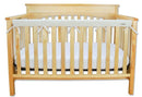 CribWrap Narrow 1 Long Natural Fleece Rail Cover-NATRL-JadeMoghul Inc.