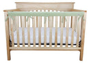 CribWrap Narrow 1 Long Sage Fleece Rail Cover-SAGE-JadeMoghul Inc.