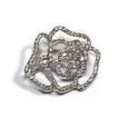 Crystal Rose Buckle (Pack of 1)-Wedding Table Decorations-JadeMoghul Inc.