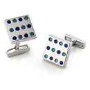 Cufflink Cufflinks For Men LO559 Rhodium Brass Cufflink Alamode Fashion Jewelry Outlet