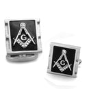 Cufflinks TK1650 Stainless Steel Cufflink with Top Grade Crystal