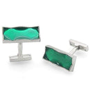 Cufflink Vintage Cufflinks LO1374 Rhodium Brass Cufflink Alamode Fashion Jewelry Outlet