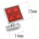 Cufflink Vintage Cufflinks LO445 Rhodium Brass Cufflink Alamode Fashion Jewelry Outlet