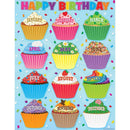 CUPCAKES HAPPY BIRTHDAY CHART-Learning Materials-JadeMoghul Inc.