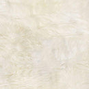 Cushions Cushion - 14" x 14" x 11" White Short-Hair Sheepskin - Floor Cushion HomeRoots