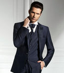 Custom Made 3-piece Wedding Suit-as picture 12-S-JadeMoghul Inc.