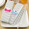 Customized Matte Silver and white stripe design paper straws-Favors by Theme-JadeMoghul Inc.