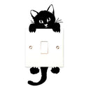 Cute New Cat Wall Stickers Light Switch Decor Decals Art Mural Baby Nursery Room Sticker PVC Wallpaper for living room-As show-China-JadeMoghul Inc.