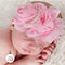 Cute Newborn Flower Headband Pearl Rose Flower Hair Accessories Stretchy HeadwearPhotographic props w-075-as picture 2-JadeMoghul Inc.