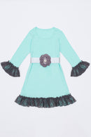 Cute Princess Dress - Girls-Girls Fancy Dresses-6M-Ice Green-JadeMoghul Inc.
