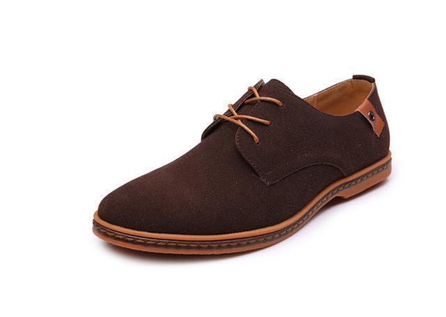 DADIJIER Men shoes 2017 New Fashion Suede Leather shoes Men Sneakers Casual oxfords for Spring Summer Winter shoes Dropshipping-brown-6.5-JadeMoghul Inc.