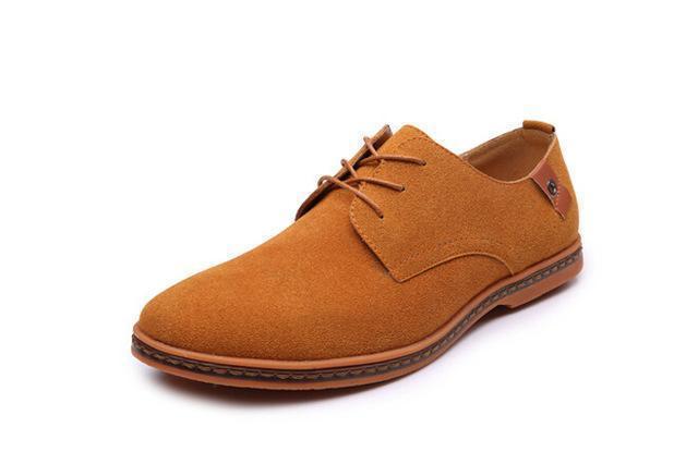 DADIJIER Men shoes 2017 New Fashion Suede Leather shoes Men Sneakers Casual oxfords for Spring Summer Winter shoes Dropshipping-Camel-6.5-JadeMoghul Inc.