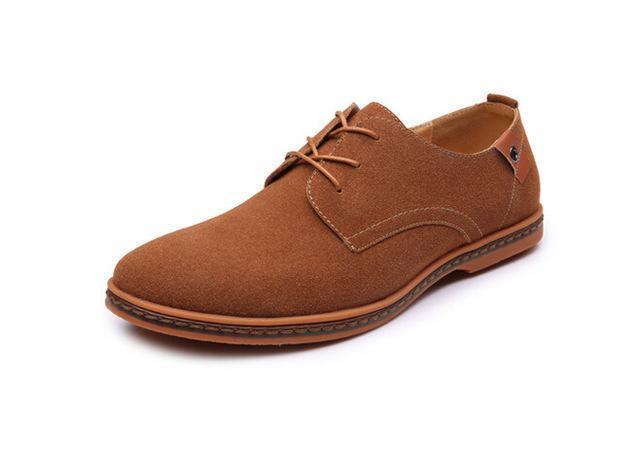 DADIJIER Men shoes 2017 New Fashion Suede Leather shoes Men Sneakers Casual oxfords for Spring Summer Winter shoes Dropshipping-khaki-6.5-JadeMoghul Inc.