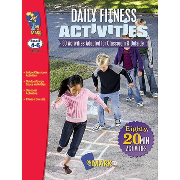 DAILY FITNESS ACTIVITIES GR 4-6-Learning Materials-JadeMoghul Inc.