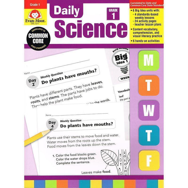 DAILY SCIENCE GR 1-Learning Materials-JadeMoghul Inc.