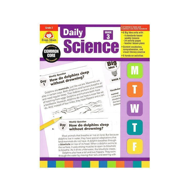 DAILY SCIENCE GR 3-Learning Materials-JadeMoghul Inc.