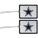 Dallas Cowboys Vinyl Luggage Tag, 2pk-Luggage Accessories-JadeMoghul Inc.