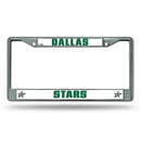 License Plate Frames Dallas Stars Chrome Frames